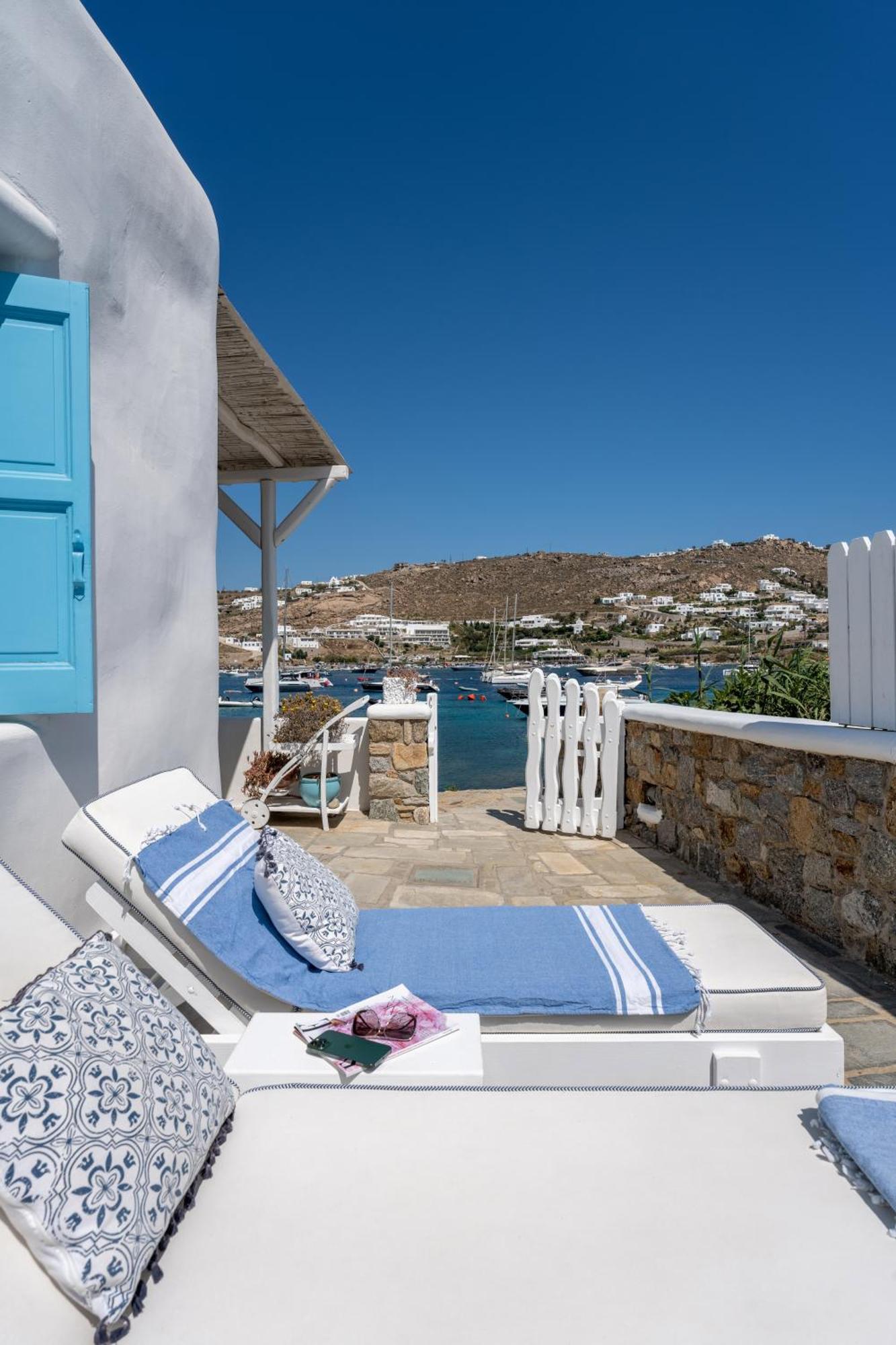 Вілла Luxury Sea House By Blue Waters Mykonos Орнос Екстер'єр фото