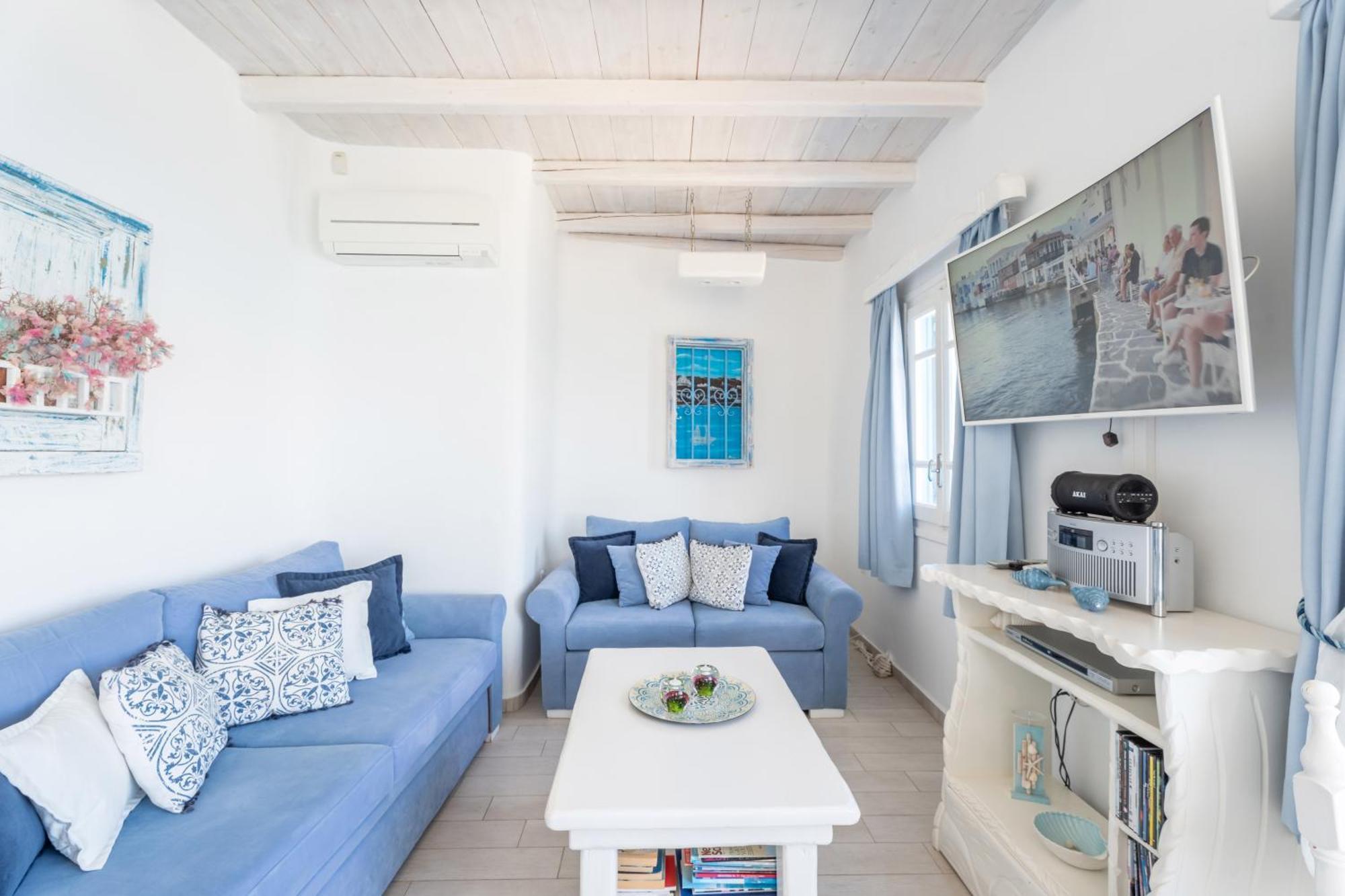 Вілла Luxury Sea House By Blue Waters Mykonos Орнос Екстер'єр фото
