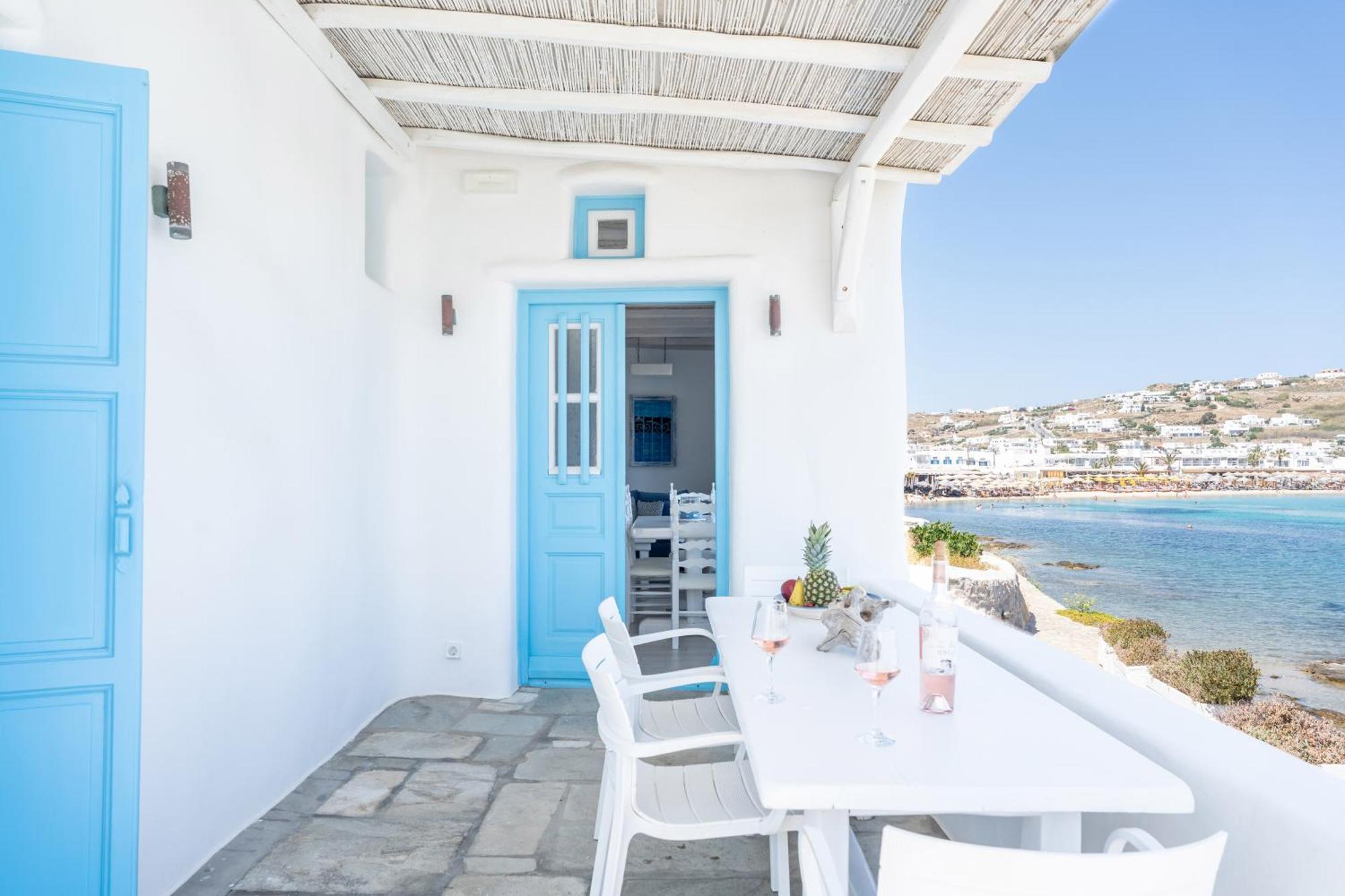 Вілла Luxury Sea House By Blue Waters Mykonos Орнос Екстер'єр фото