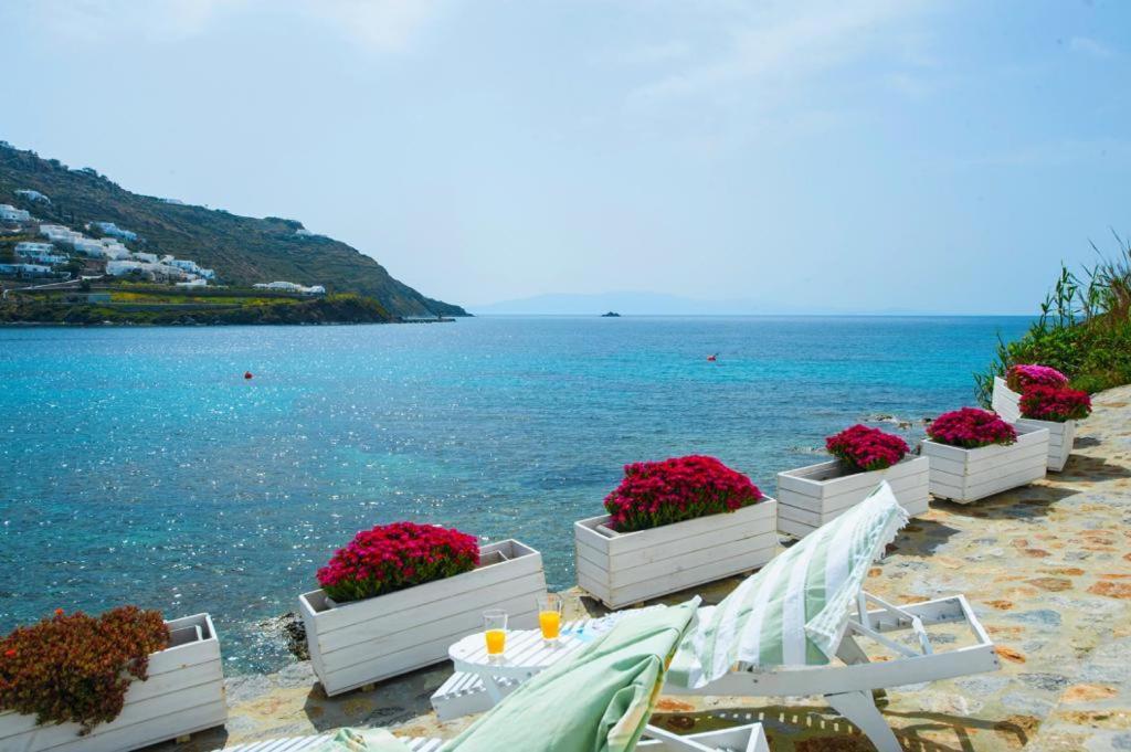Вілла Luxury Sea House By Blue Waters Mykonos Орнос Екстер'єр фото