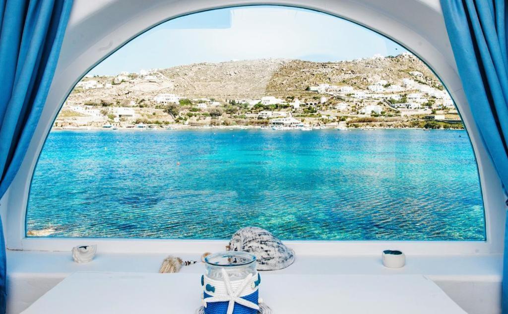 Вілла Luxury Sea House By Blue Waters Mykonos Орнос Екстер'єр фото