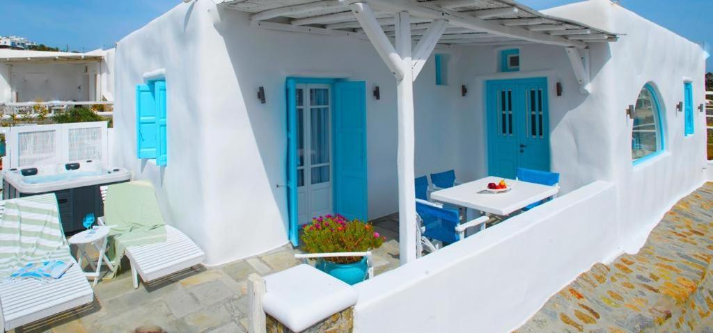 Вілла Luxury Sea House By Blue Waters Mykonos Орнос Екстер'єр фото