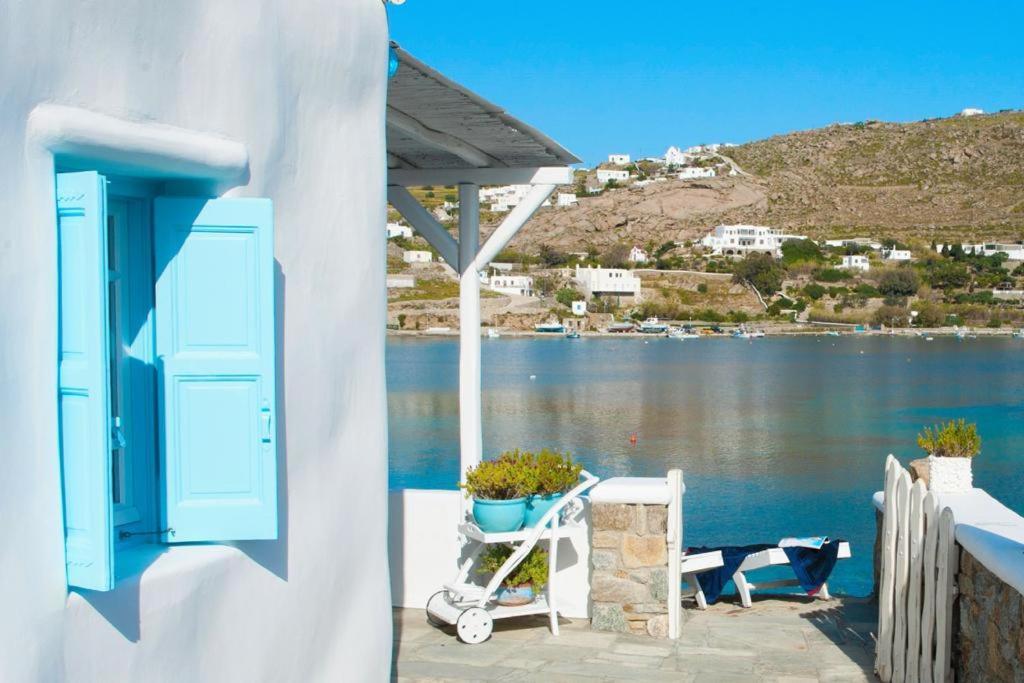 Вілла Luxury Sea House By Blue Waters Mykonos Орнос Екстер'єр фото